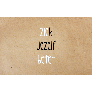 Wenskaart Ziek jezelf beter